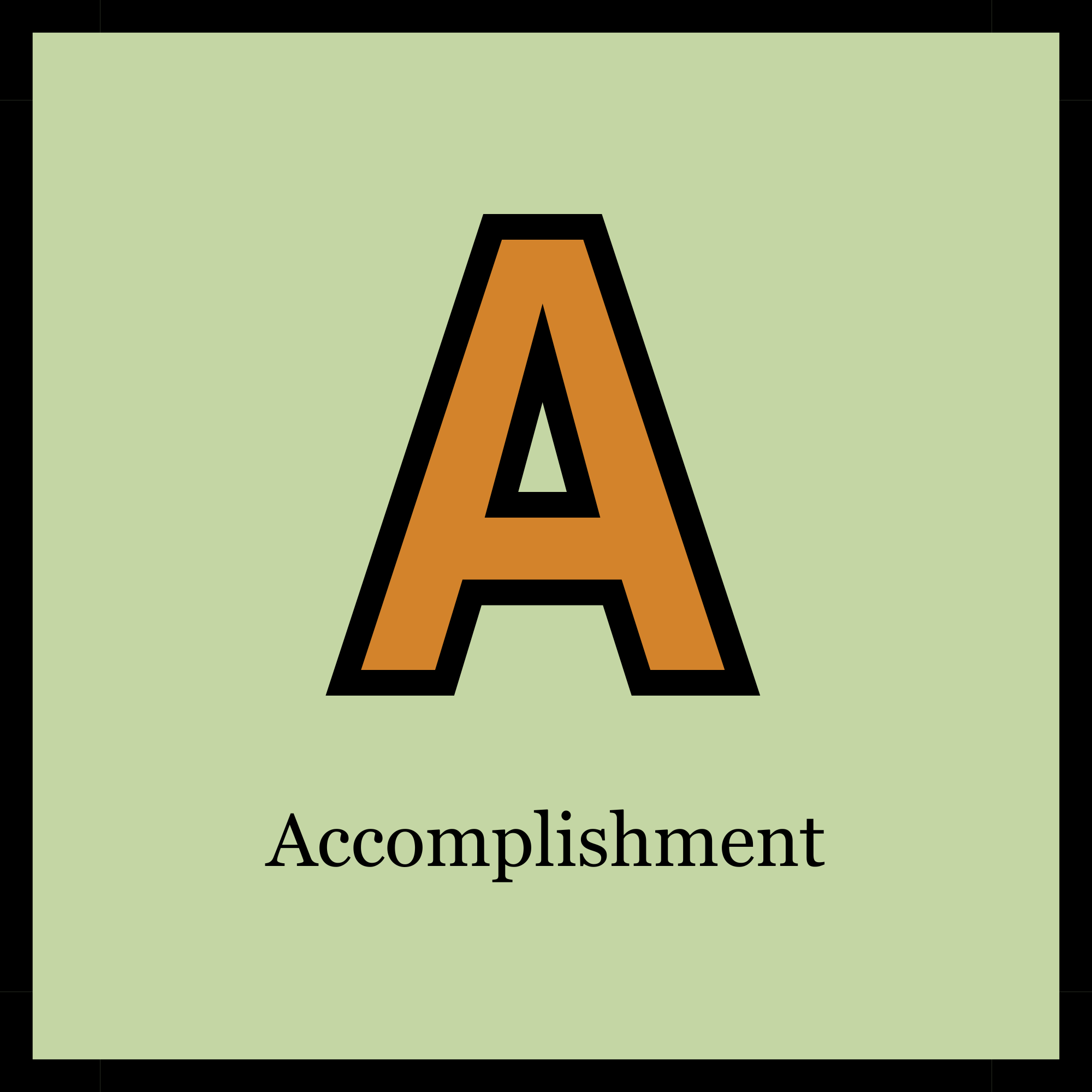 Accomplishment
